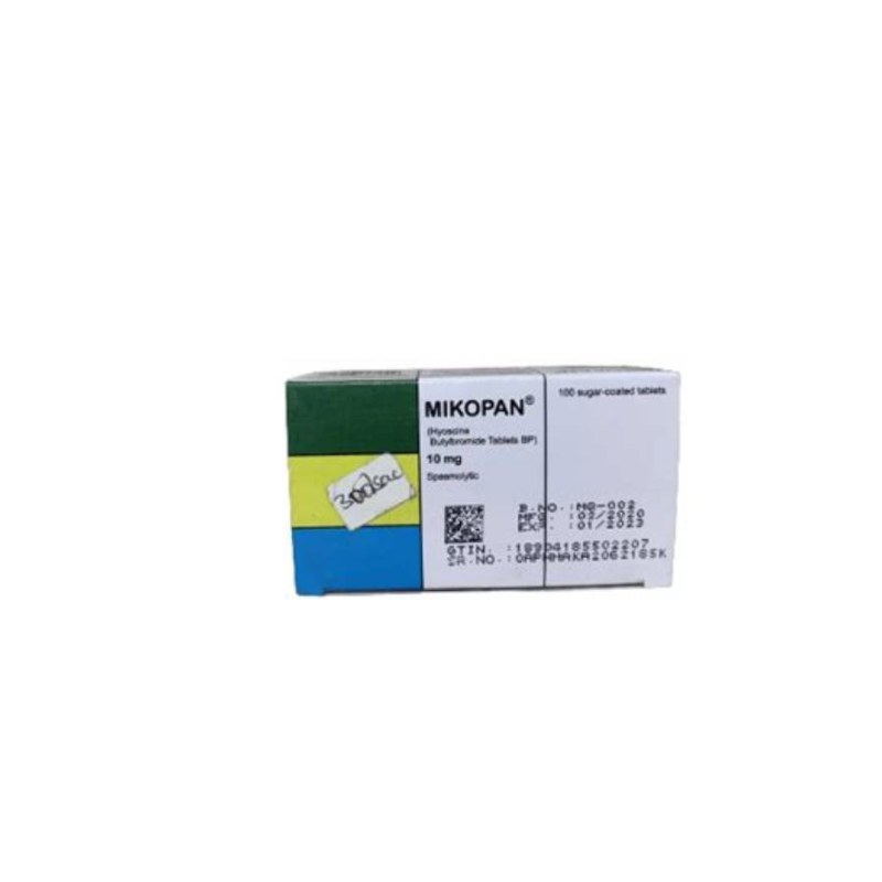 Mikopan Hyoscine Butylbromide 10mg Tablets