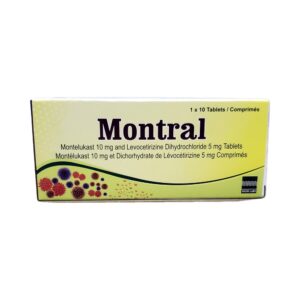 Montral 10tabs Montelukast 10mg Levocetrizine 5mg Tablets