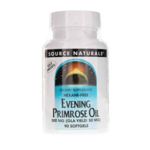 Natural Evening Primrose Oil 500mg Primerose Card Capsules