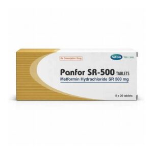 Panfor Sr-500 10tabs Metformin Hydrochloride SR 500mg Tablets