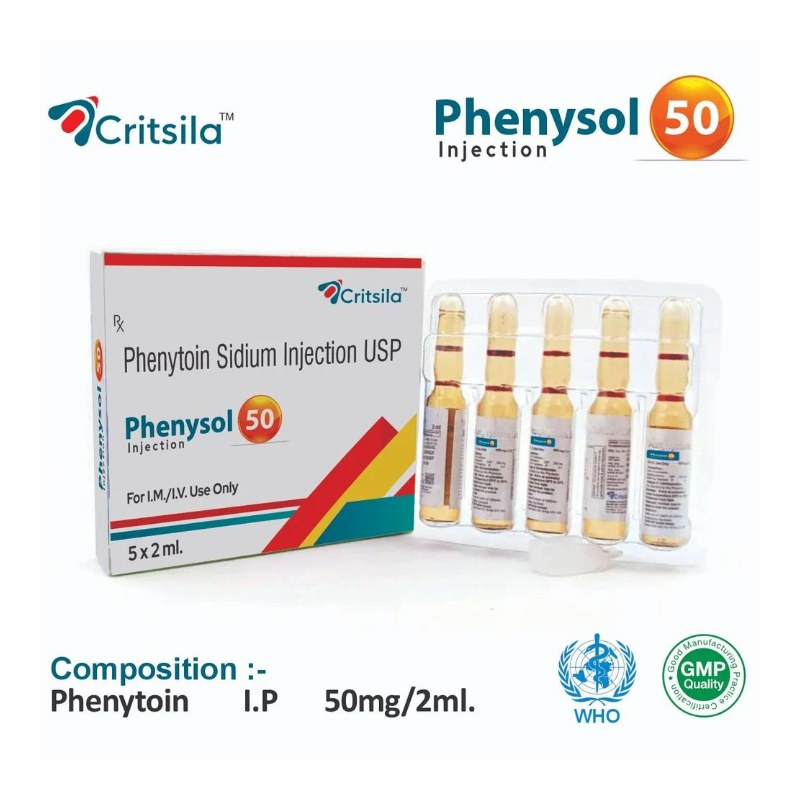 Phenytoin Sodium 50mg Injection