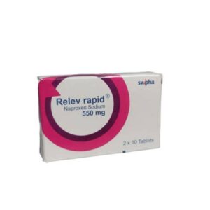 Relev Rapid 550mg Naproxen Tablets