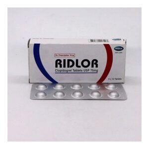Ridlor Clopidogrel 75mg Tablets