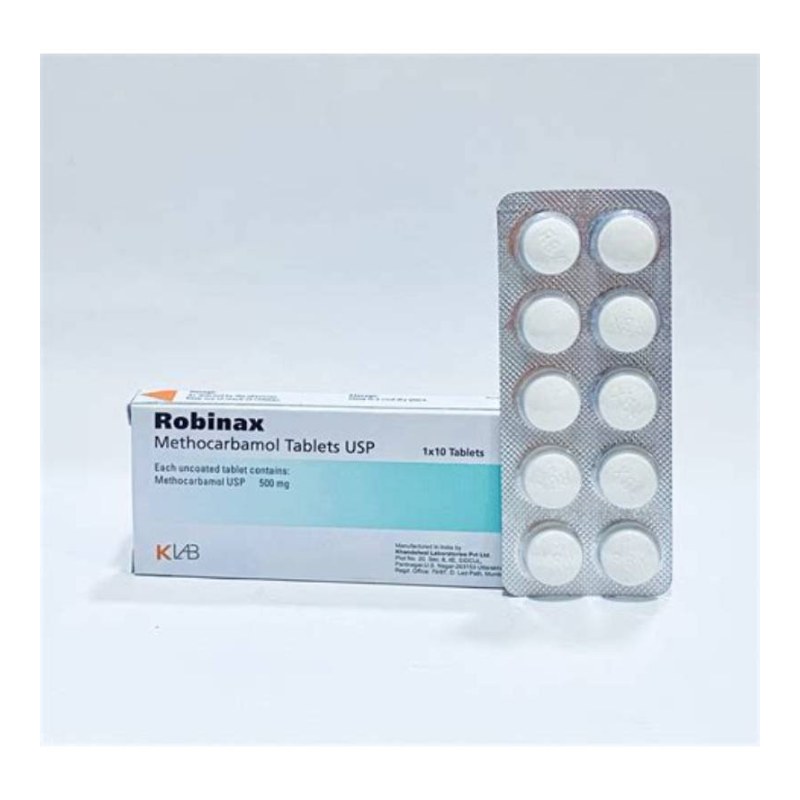 Robinax Methocarbomal Usp 500mg Tablets