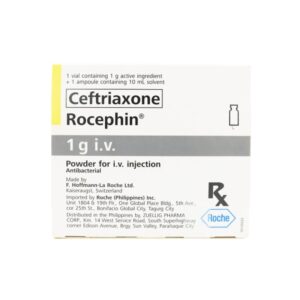 Rocephin IV 1g Ceftriaxone Injection