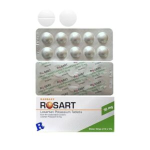 Rosart Losartan Potassium 50mg Tablets