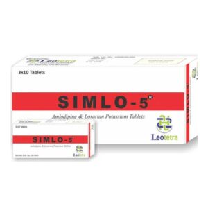 Simlo-5 S-amlo Amlodipine Losartan Potassium Tablets