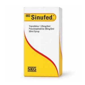 Sinufed Tripolidine Pseudoephedrine 50ml Syrup