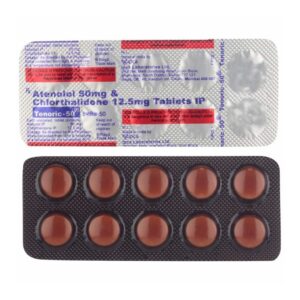 Tenoric-50 28tabs Atenolol 50mg Chlortalidone 12.5mg Tablets