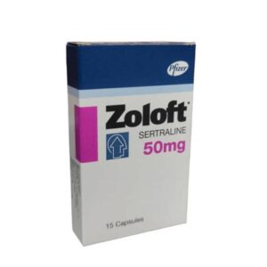 Zoloft Sertraline 50mg 15caps Setraline Capsules