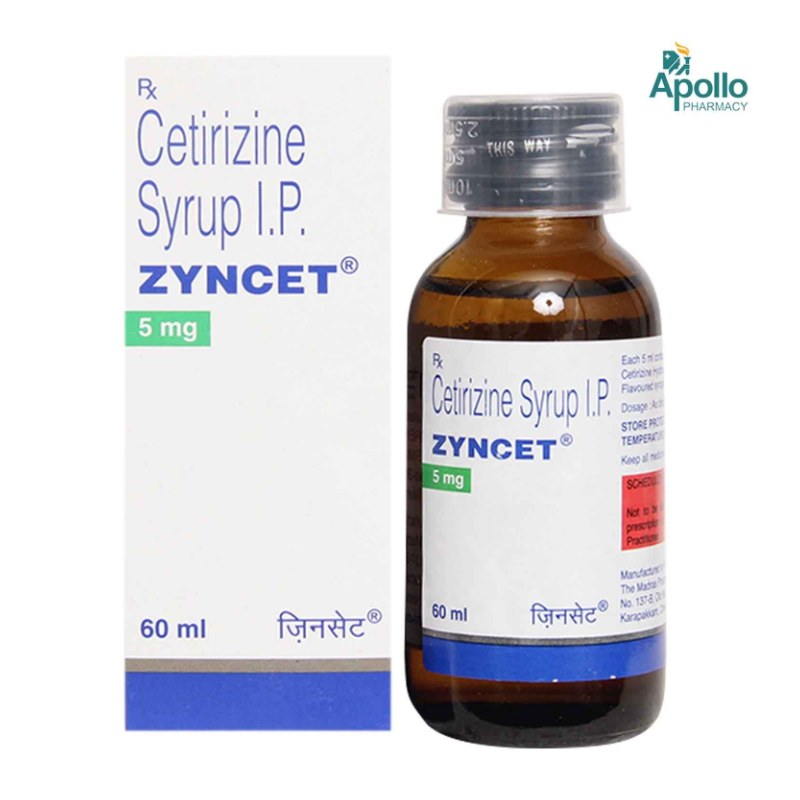 Zyncet Cetrazine Syrup 60ml